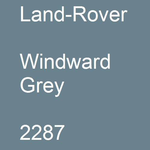 Land-Rover, Windward Grey, 2287.